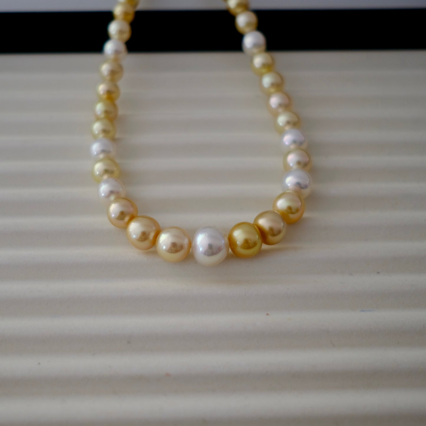 White South Sea Pearl Necklace, 8-14mm, Pearls Necklace, Aurora Phoenix