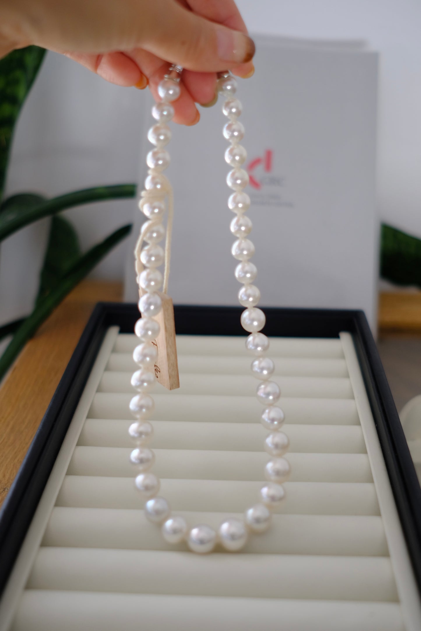 White South Sea Pearl Necklace, 8.85-12.4mm, Pearls Necklace, TOP GEM, Aurora Phoenix