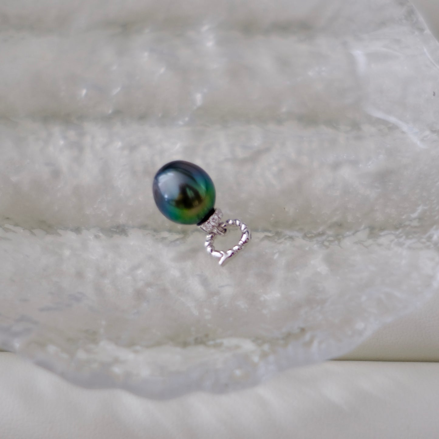 Tahitian Pearl 18K Pendant, 9.2*10mm