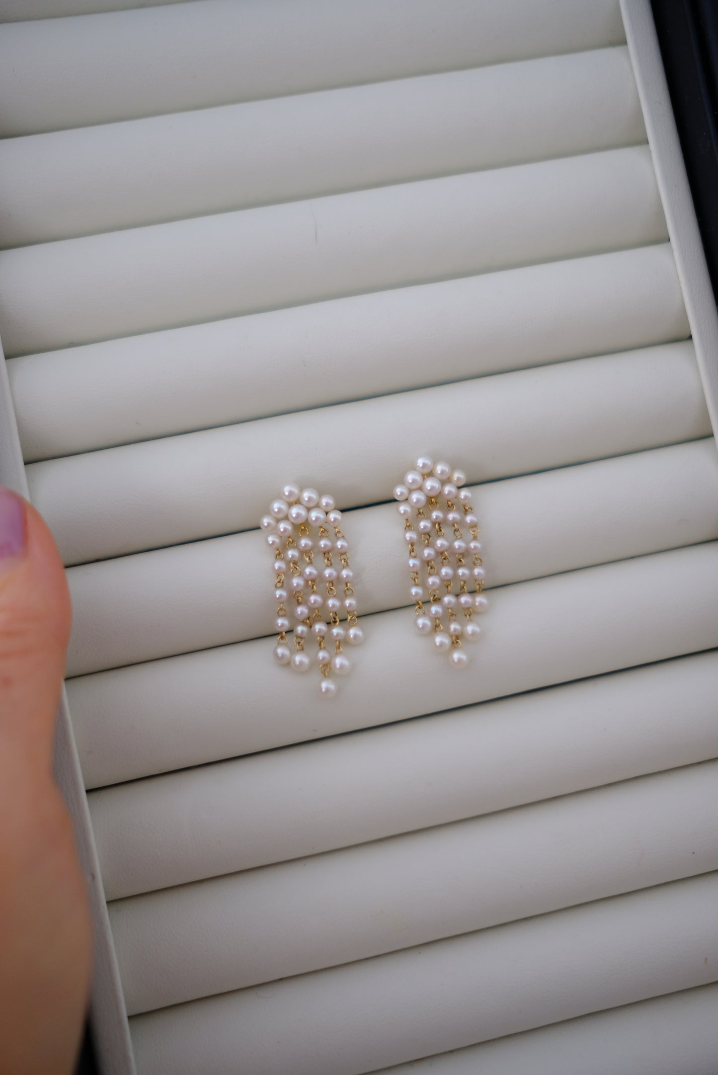 Akoya, 3-4mm, Pearl Earrings, AU750