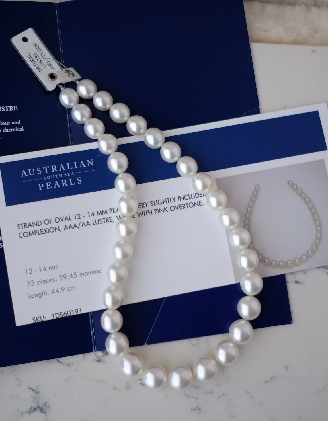SC003 Paspaley White South Sea Necklaces APC