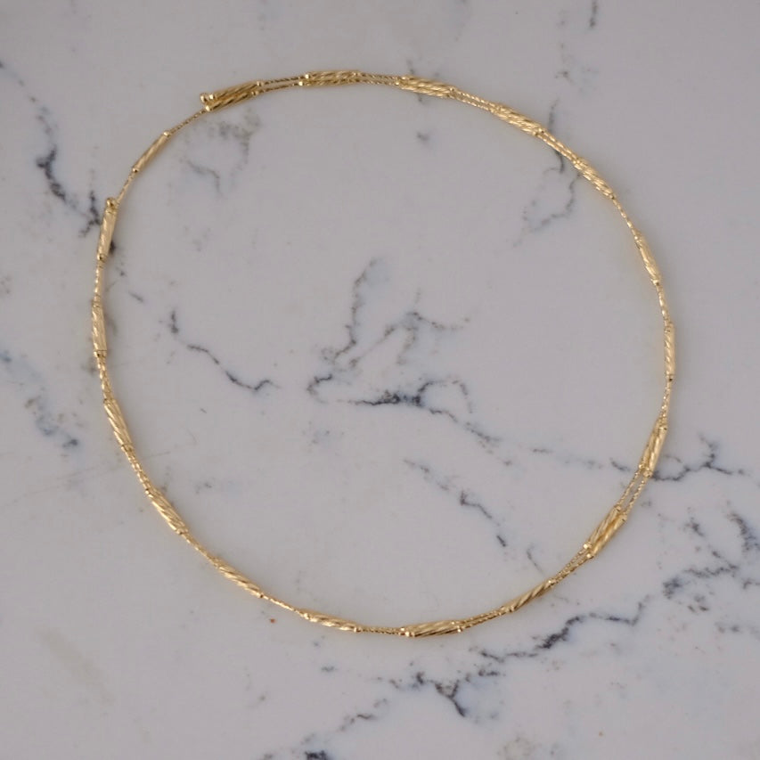AU750, Japan Made 18k Magnetic Chain, 70cm, 4.5g