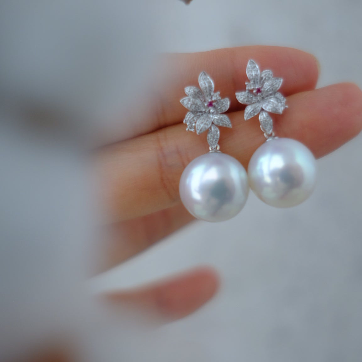 CE002 Lily of the Valley Earrings