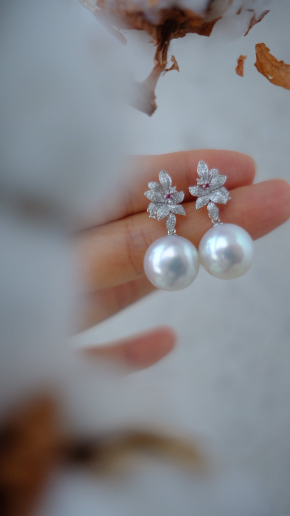 CE002 Lily of the Valley Earrings