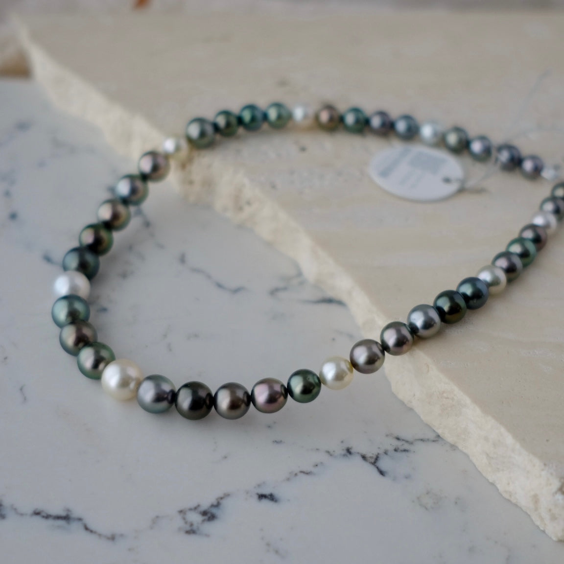 Tahitian and South Sea Necklace, 9.1-11.9mm, Pearl Necklace, GUILD Certificate