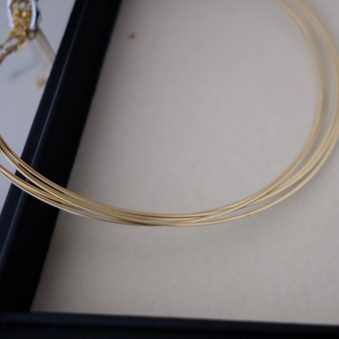 AU750, Japan Made 18k Double Side Collar Chain, 40+5cm, 2.92g