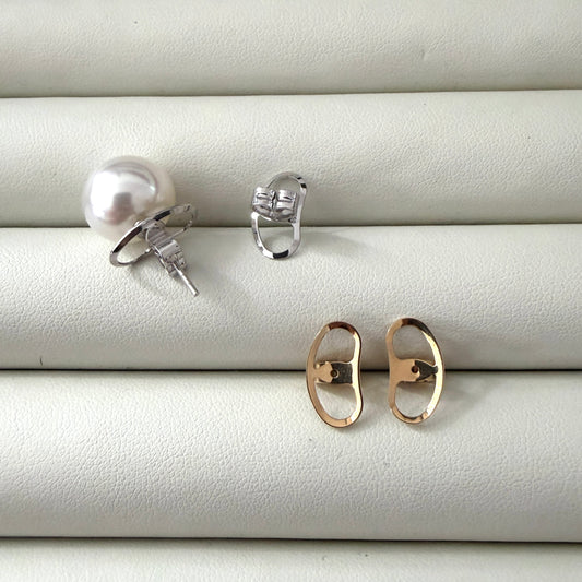 Z024-1 Classic Earrings Backs, AU750