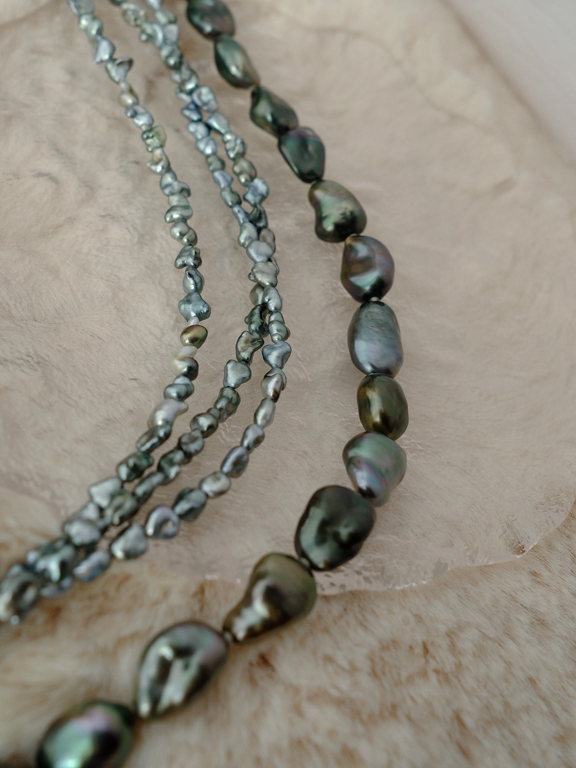 SC002 South Sea Necklaces, Keshi