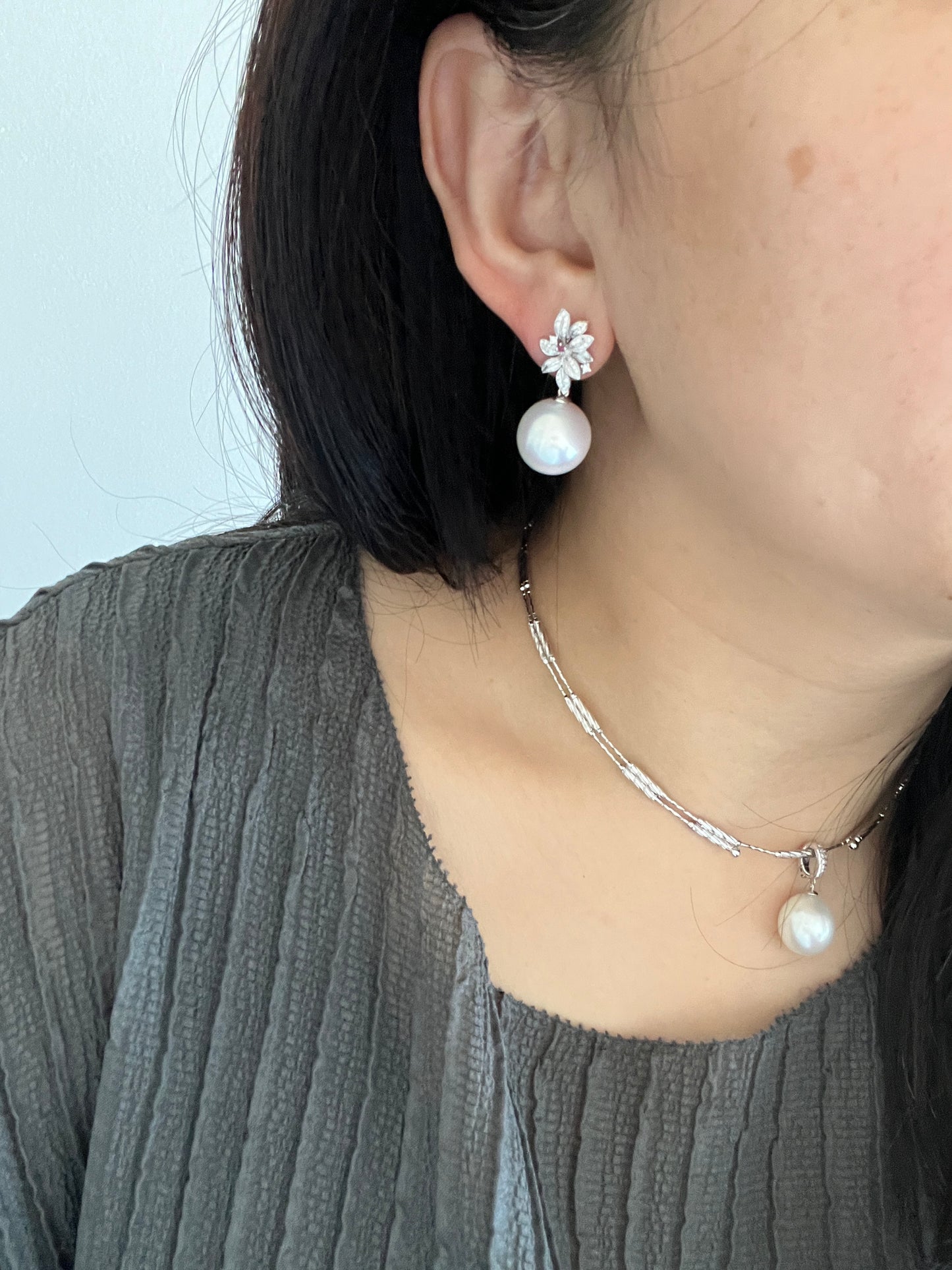 CE002 Lily of the Valley Earrings